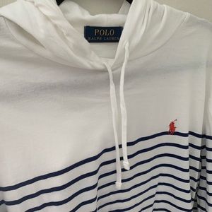 Ralph Lauren Shirts - NWOT RL hooded soft cotton LS jersey red POLO logo Ralph Lauren Shirts - NWOT RL hooded soft cotton LS jersey red POLO logo